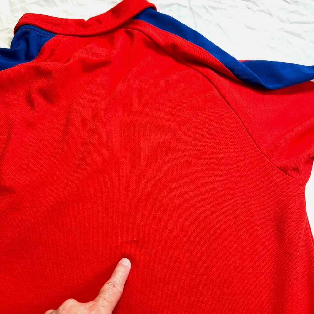 Texas Rangers Baseball TX3 Cool Red Polo Shirt Size L/G Mens Athletic Fit - Picture 5 of 10